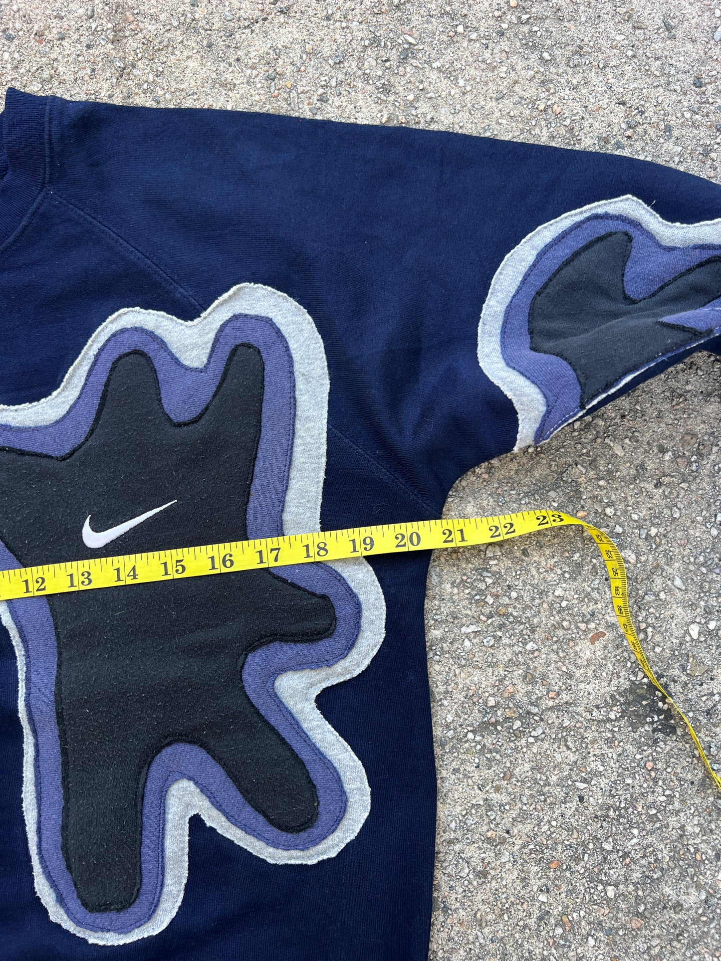 Custom Nike Crewneck with Abstract Pattern