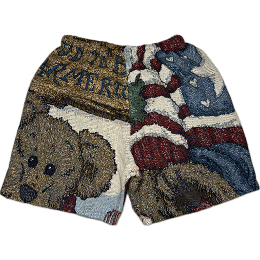Bear America Tapestry Shorts