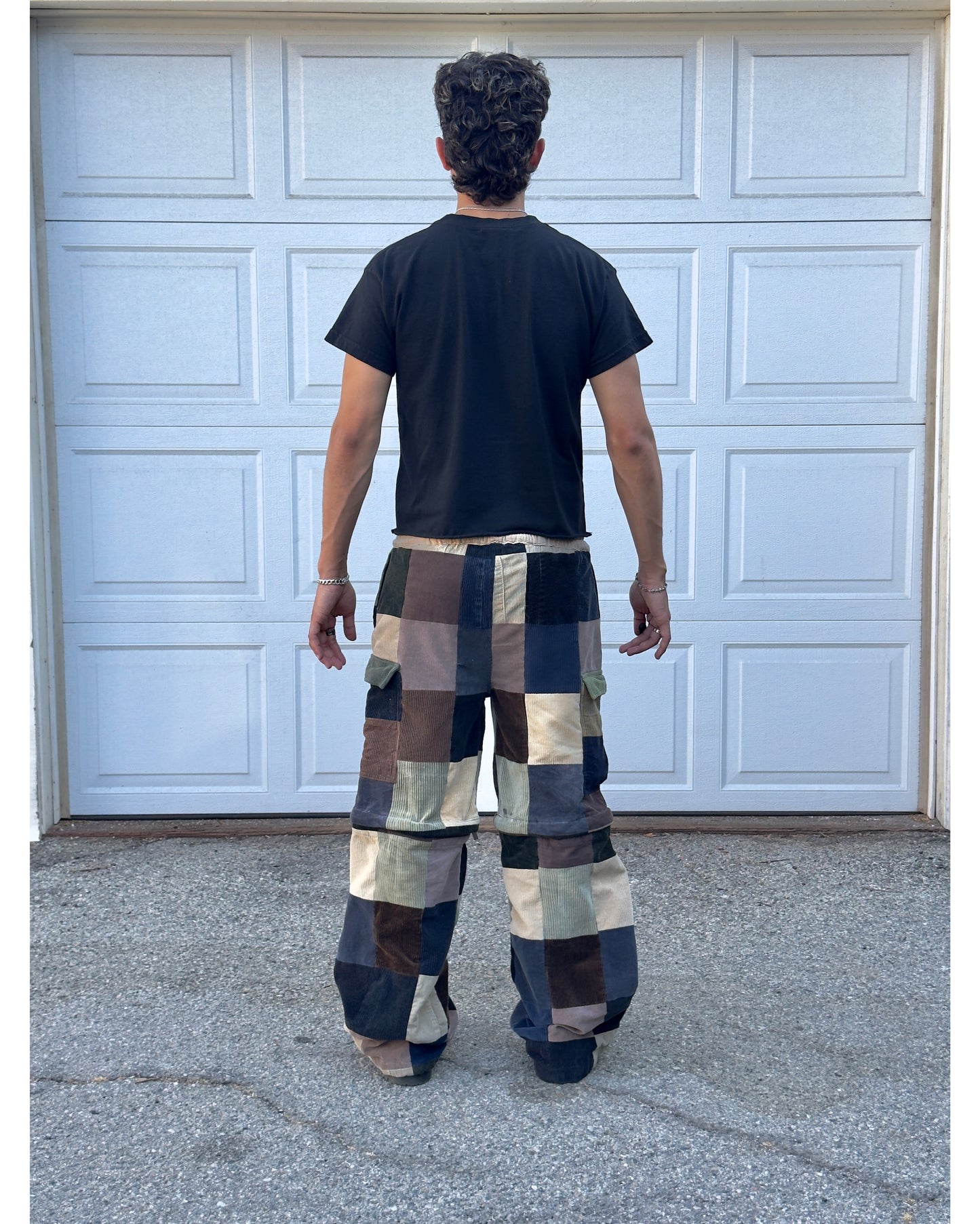 323 Patchwork Pants/Shorts