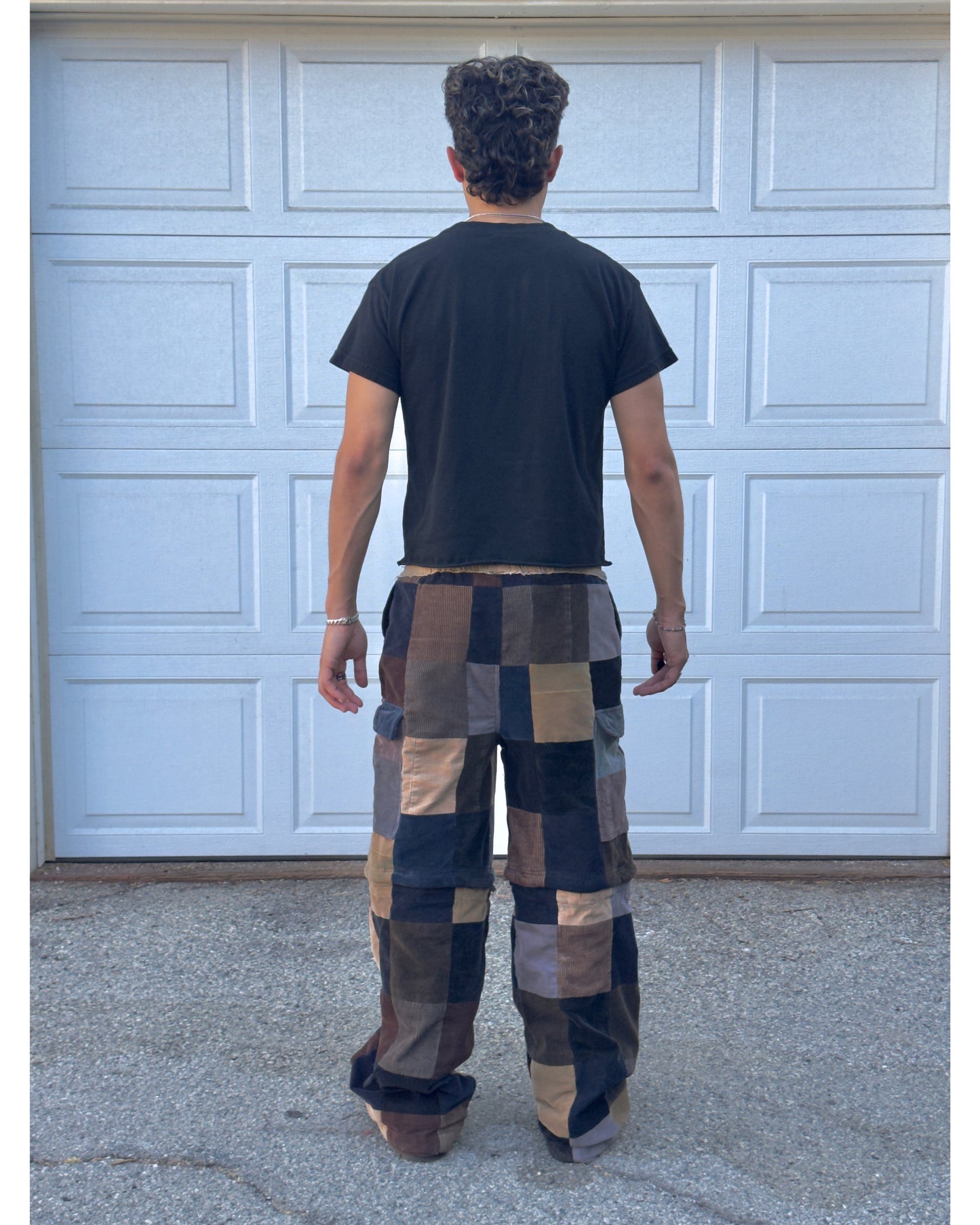 323 Patchwork Pants/Shorts