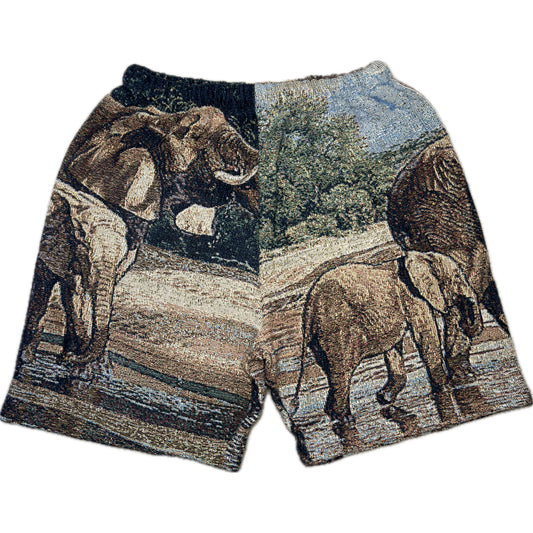 Elephant Nature Tapestry Shorts