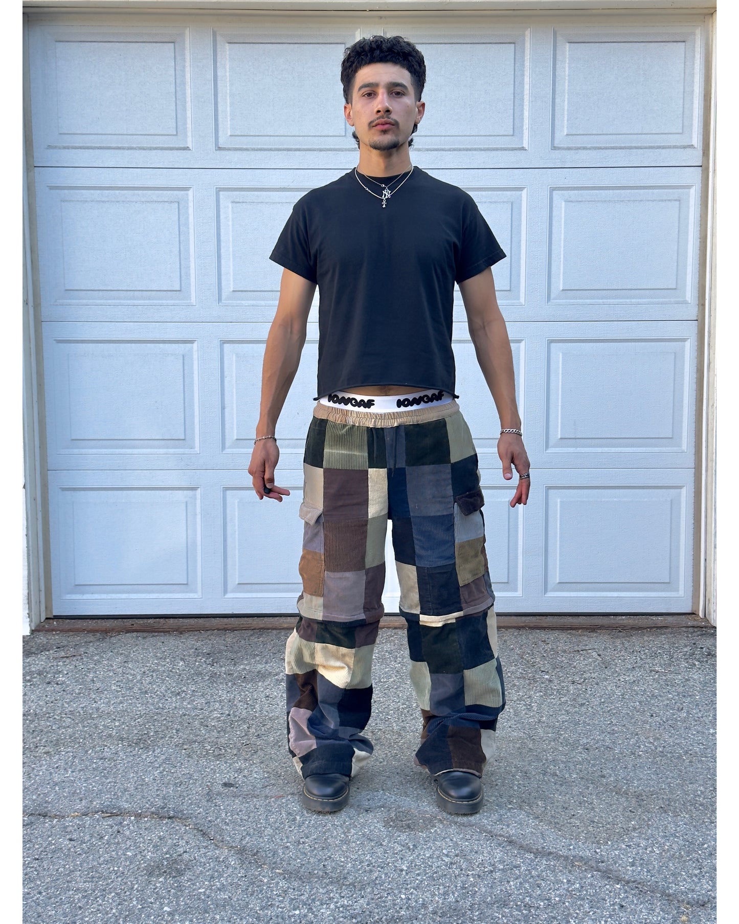 323 Patchwork Pants/Shorts