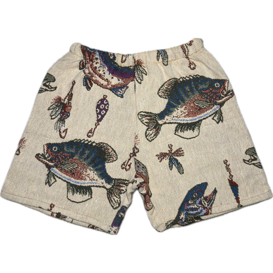 Fishin’ Hooks Tapestry Shorts
