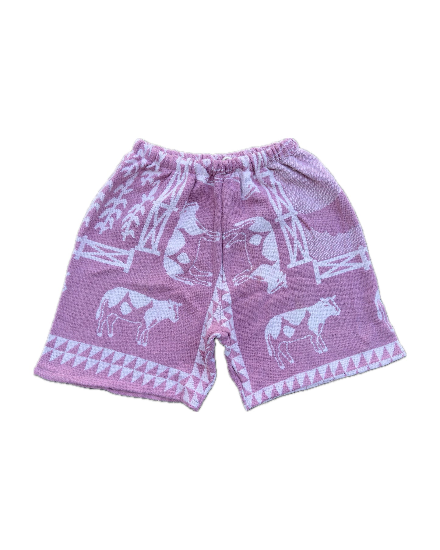 Pink Cow Tapestry Shors