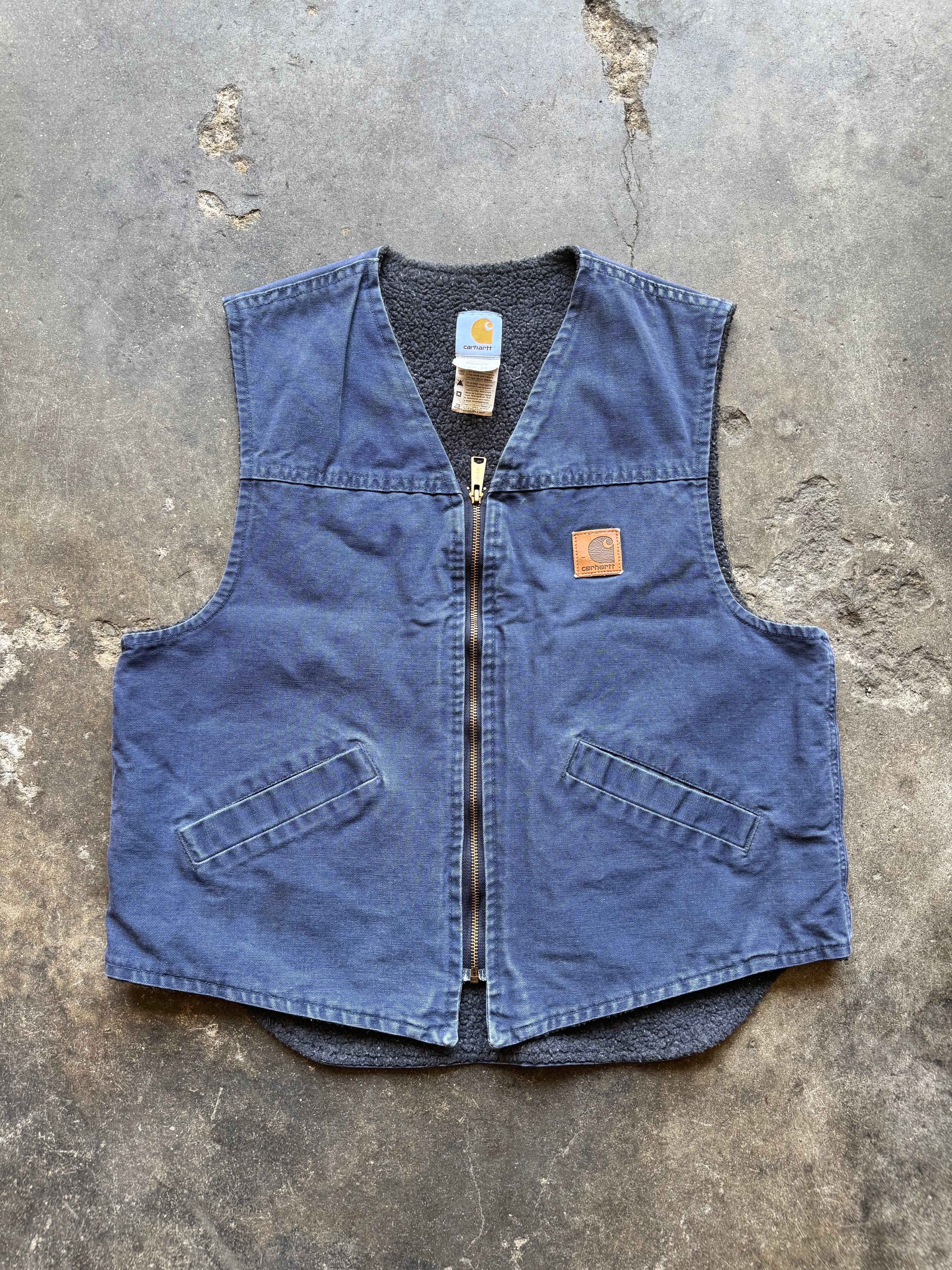 Vintage Carhartt Sherpa Lined Work Vest