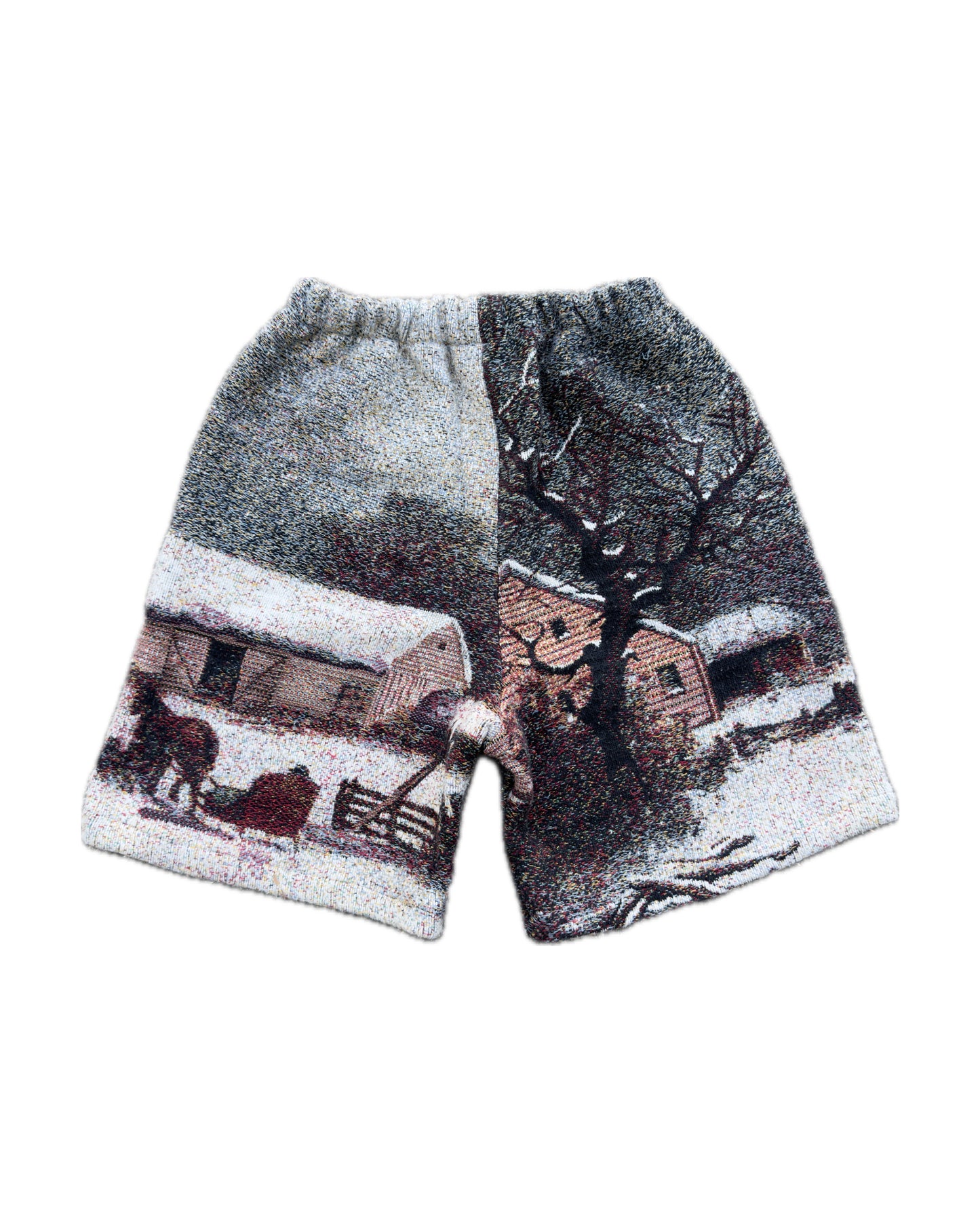 Snow Vibes Tapestry Shorts