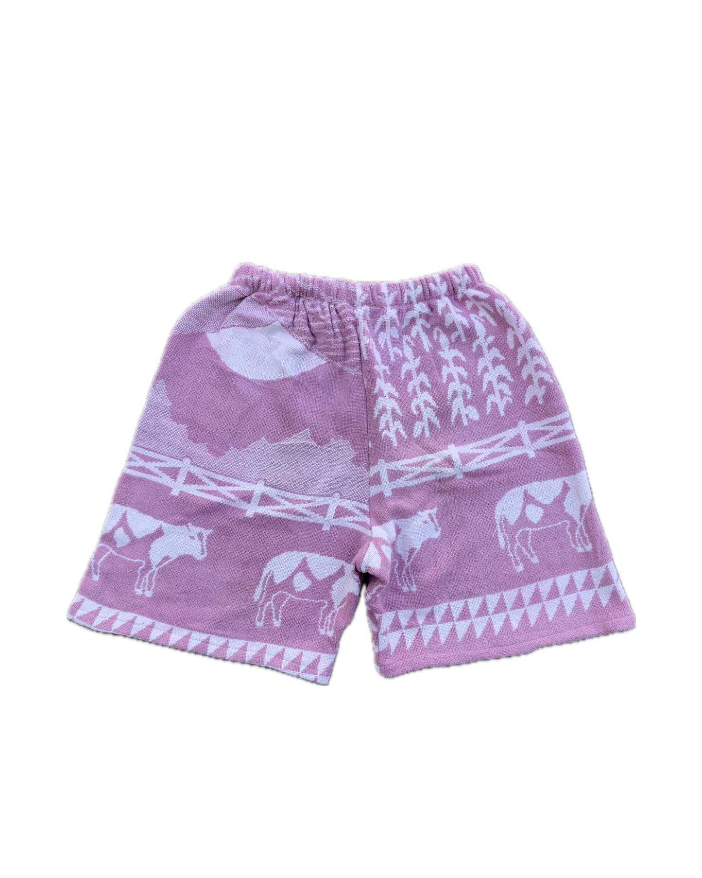 Pink Cow Tapestry Shors