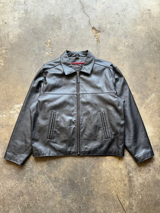 St. Johns Bay Leather Jacket