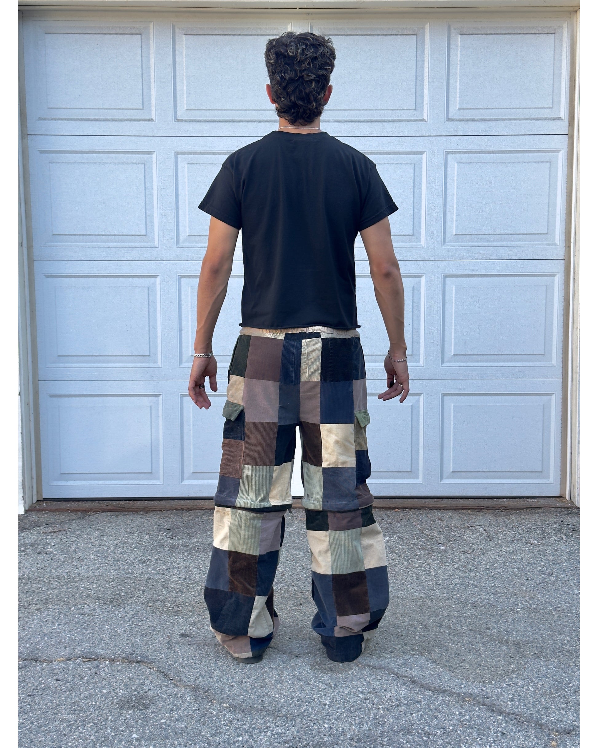 323 Patchwork Pants/Shorts