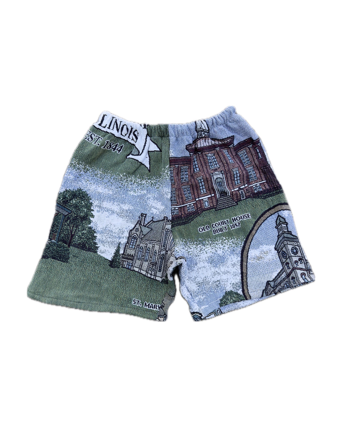 Historic Illinois Tapestry Shorts