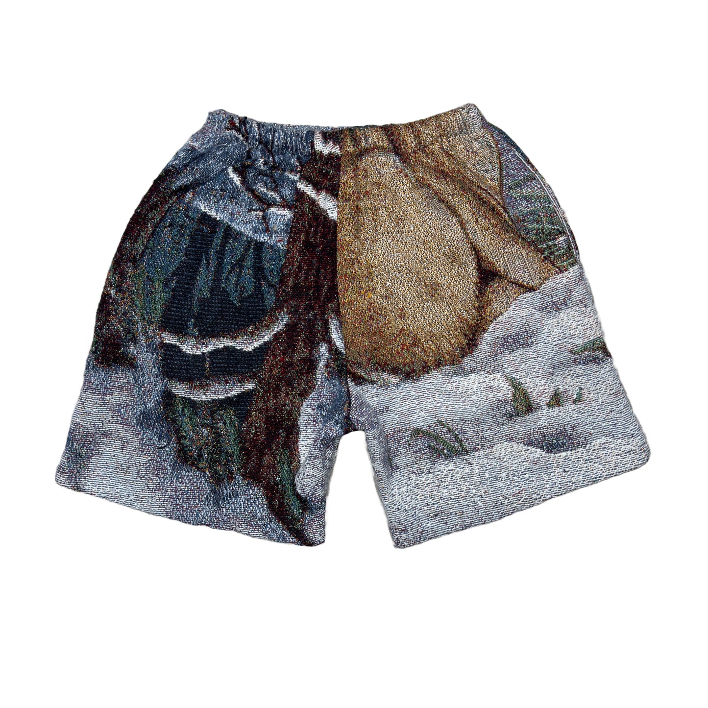 Winter Deer Bird Tapestry Shorts